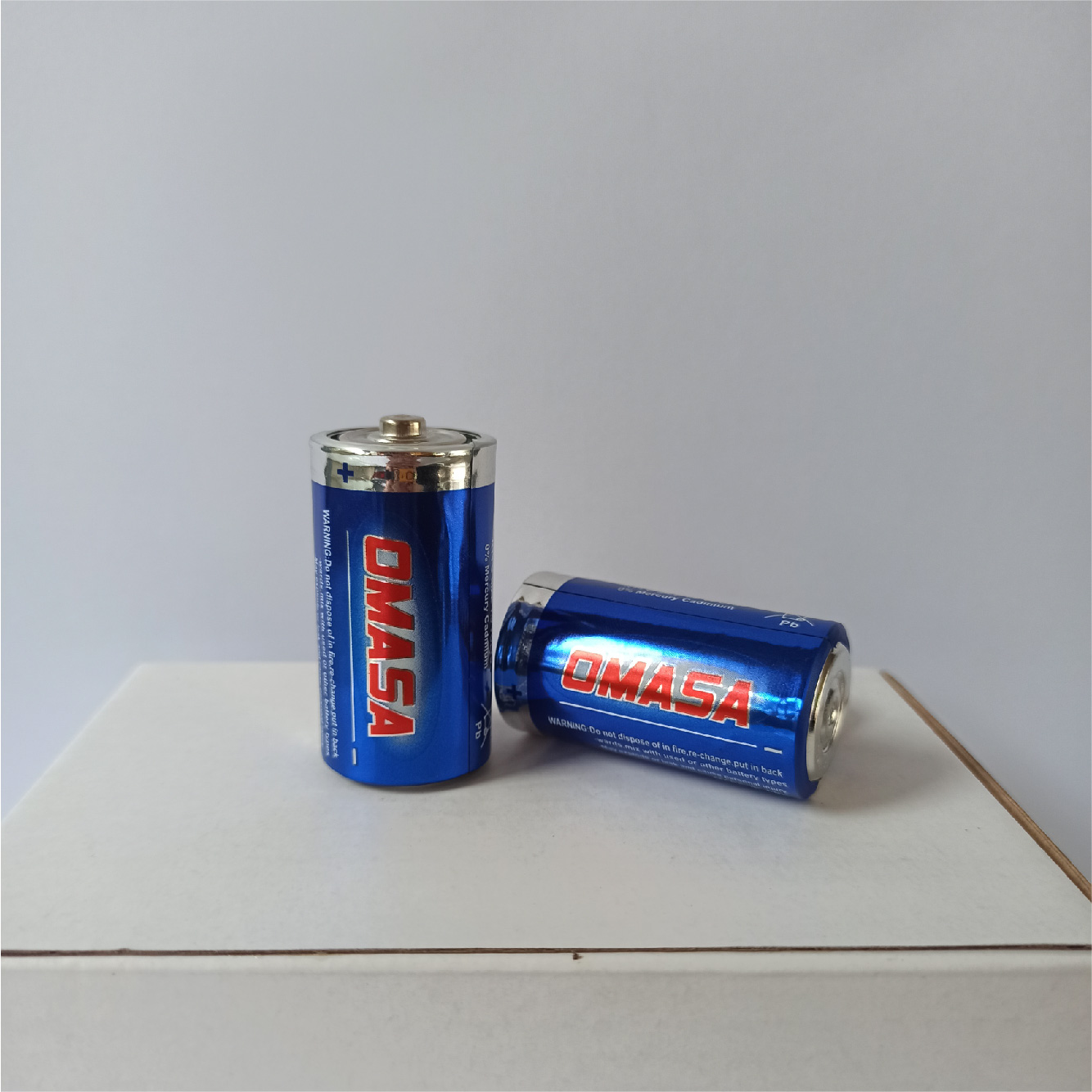 C R14 zinc carbon battery aluminum jacket